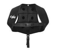 MFMEXUL Chaleco Lastre Buceo Chaleco de Buceo Arnés de Peso Chaqueta de Lastre Equipo con 6 Alojamientos para Plomos Neopreno 5 Mm y Liberación Rápida, Negro, Talla Única