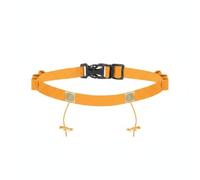 MFMEXUL Cinturón para Correr Ajustable con Soporte Flexible para Número Diseño Elástico Porta Energéticos Cierre Rápido sin Alfileres y Reflectante para, Naranja, Naranja