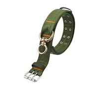 MFMEXUL Collar Grueso de Piel, Cuello Grueso de Ganado, Correa de Cuero Animal, Hebilla de Metal, Lona de Cuatro, Cómodo, Adecuado para El Entre, 150CM