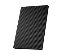 MFMEXUL Esterilla de Equilibrio Acolchada para Tobillos Y Rodillas, Ideal para Fitness, Pilates Y Danza, Negro, L