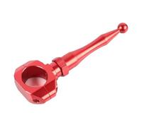 MFMEXUL Extensión de Caballete Lateral para Motocicleta, Soporte Robusto de Alto Rendimiento para Montaje Lateral en Bicicleta Eléctrica, Rojo