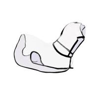 MFMEXUL Impermeable para Perros con Capucha Ropa de Lluvia Abrigo Plegable Poncho Resistente Al Agua Adecuado para Paseos Cumpleaños Excursiones, XXL