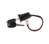 MFMEXUL Interruptor de Encendido Interruptor de Llave Bicicleta Eléctrica Bloqueo de Encendido con Tapa Piezas de Arranque Material para Tricíclos, 4 Cables