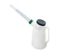 MFMEXUL Jarra de Aceite con Vertedor, Recipiente Medidor, Mango Ergonómico, Dispensador de Aceite a Prueba de Fugas con Tapa para de Automoción, 5l