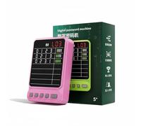 MFMEXUL Learning Juego de Rompecabezas Numérico Máquina de Acertijos Entrenador Mental Material Progreso Adecuado para Niños Adultos Aprendizaje Autodidacta Club de Juegos, Rosa
