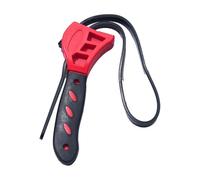 MFMEXUL Llave de correa ajustable multiusos abridor de tarros herramienta de fontanería para fregaderos, grifos, 8 pulgadas