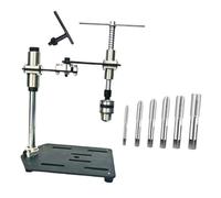 MFMEXUL Máquina de Manual Herramienta Portátil Compacta de Banco Vertical Universal de Acero Inoxidable y Aleación de Aluminio, con Toques de Corneta