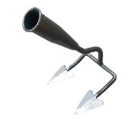 MFMEXUL Metálica para Jardín, Fácil de Agarrar, Fácil de Aflojar, Robusta, para Labrar, Multiusos, Compacta, Muy Duradera, para Fertilizar, Portátil, He, 2 Dientes