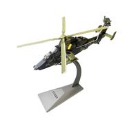 MFMEXUL Modelo de EC665 a Escala 1 72 Avión Simulado de Ataque con Base Giratoria y Ruedas para Enseñanza Exhibición y Ornamento Adecuado para