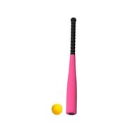 MFMEXUL Pelota de Entrenamiento de Béisbol EVA Ligera, Juguete de Ejercicio Portátil con Pelota, Perfecciona Las Habilidades, Adecuada para Principiantes, Rosa