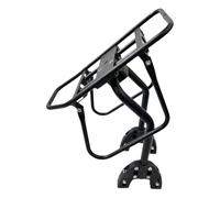 MFMEXUL Portabultos Trasero de Bicicleta Adaptable con Portaequipajes Funcional Rack de Hierro Estable Soporte para Mochilas y Accesorios de Viaje Adecuado