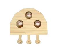 MFMEXUL Ratones Peluche | Inractivo, Juego Golpear Al para s, Manual, Inriores, Gatitos, 3 Agujeros Medio Redondo