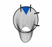 MFMEXUL Red de Entrenamiento de Fútbol Orientada a Potenciar Técnica de Disparo Facilitar Ejercicios de Precisión Mejora en Habilidad Ofensiva Fácil Montaje, Negro, 55x70 Cm