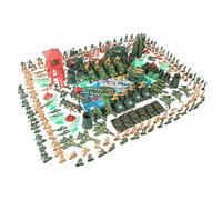 MFMEXUL Set de Figuras de de 268 Piezas con Vehículos, Búnkeres Y Accesorios - Plástico - para Niños - Colección de Juego Creativo