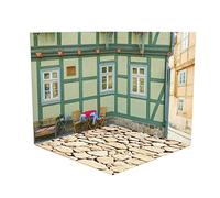 MFMEXUL Vitrina para Coche en Miniatura, Modelo de Garaje, Decoración de Aparcamiento, Simulación de Espuma Sólida Extraíble, Adecuada para Oficina, Color Dor, Estilo D
