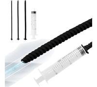 MFMYEE Tapones uretrales de silicona huecos, con tapón de silicona inyectable para adultos, juguetes uretrales, tapones para el pene para hombres homosexuales, introducción en la uretra, BDSM, juguete