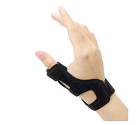 Mfqire Férula Pulgar Ajustable Inmovilizador Dedo Pulgar, Muñequera Tendinitis Pulgar, para Rizartrosis, Artritis, Túnel Carpiano, Esguince, Soporte Negro Ambidiestro Hombre Mujer