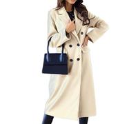 MFRVXQUL Abrigo Azul para Esposas mormonas, Abrigo Azul Largo para Invierno, Gabardina Azul de Secret Lives of Mormon Wives, para Mujer Invierno (3XL,Beige)