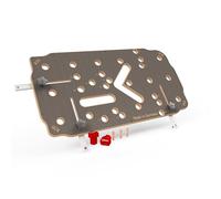 MFT Stencil 3.0 Multifunción para mesa de fresado, rejilla de 96 mm, diámetro 20 mm, con 2 escaleras MaKoen BenchDogs