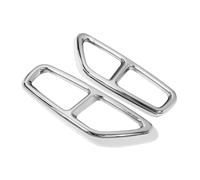 MFTGRS Embellecedores Tubo Escape Trasero Doble Acero Inoxidable Plateados para B&MW Serie 5 G30 G31 2017 2018 2019 2020-2022 Tubo Escape Punta Escape