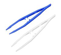 MFUOE 2 Pinzas Grandes de Alimentación de Reptiles, Pinzas de Plástico Antideslizantes para Serpientes, Lagarto, Tortuga, Geco