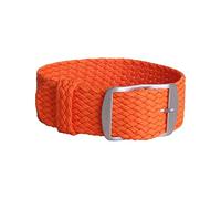 MFUPR Correa de reloj deportivo 14mm 16mm 18mm 20mm 22mm correa de reloj de nailon de Color sólido pulsera de reloj correa de reloj tejida de tela(W05 Orange,20mm)