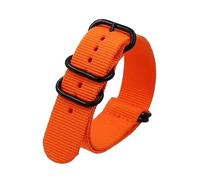 MFUPR Sports Watch Strap 18/20/22/24mm Nylon Watch Strap Stainless Steel Ring Buckle Men Replacement Watchband Watch Accessories(Red White Blue,22mm)
