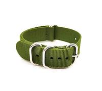 MFUPR Sports Watch Strap 18mm 20mm 22mm 24mm Army Sports Watch Nato Strap Fabric Nylon Watch Strap Watch Accessories(Green,20mm)