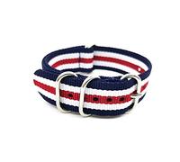MFUPR Sports Watch Strap 18mm 20mm 22mm 24mm Army Sports Watch Nato Strap Fabric Nylon Watch Strap Watch Accessories(Colorful 4,18mm)