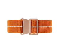MFUPR Sports Watch Strap 20mm 22mm Elastic Nylon Watch Band Water-proof Watch Strap for Men's Watch Wristband(Orange White Rg,20mm)