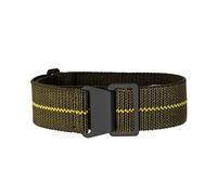 MFUPR Sports Watch Strap 20mm 22mm Elastic Nylon Watch Band Water-proof Watch Strap for Men's Watch Wristband(Green Yellow Bk,22mm)