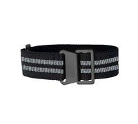 MFUPR Sports Watch Strap 20mm 22mm Elastic Nylon Watch Band Water-proof Watch Strap for Men's Watch Wristband(Black Gray B,20mm)