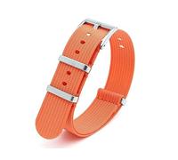 MFUPR Sports Watch Strap 20mm Nylon Watch Strap Men's Women's Watch Replacement Wristband for Watch Accessories(Orange)