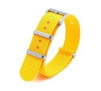 MFUPR Sports Watch Strap 20mm Nylon Watch Strap Men's Women's Watch Replacement Wristband for Watch Accessories(Yellow)