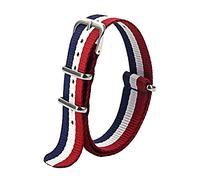 MFUPR Sports Watch Strap Nato Strap 18mm 20mm 22mm Nylon Watch Band Water-proof Watch Strap Casual Watch Wristband(Number 9,18mm)