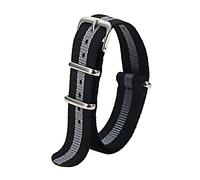 MFUPR Sports Watch Strap Nato Strap 18mm 20mm 22mm Nylon Watch Band Water-proof Watch Strap Casual Watch Wristband(Number 46,20mm)