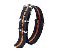 MFUPR Sports Watch Strap Nato Strap 18mm 20mm 22mm Nylon Watch Band Water-proof Watch Strap Casual Watch Wristband(Number 47,18mm)