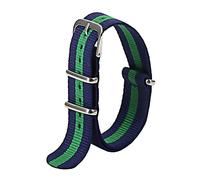 MFUPR Sports Watch Strap Nato Strap 18mm 20mm 22mm Nylon Watch Band Water-proof Watch Strap Casual Watch Wristband(Number 37,18mm)
