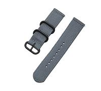 MFUPR Sports Watch Strap Nylon Braided Strap Casual Watch Wristband 18/24/20/20 mm Watch Band Watch Replacement Belt(Gray,18mm)