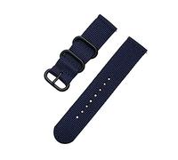MFUPR Sports Watch Strap Nylon Braided Strap Casual Watch Wristband 18/24/20/20 mm Watch Band Watch Replacement Belt(Dark Blue,24mm)