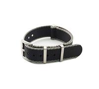 MFUPR Sports Watch Strap Nylon Nato Watch Strap 20mm 22mm Watch Replacement Belt Watch Wristband Watch Accessories(Black Grey Edge)