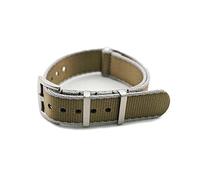 MFUPR Sports Watch Strap Nylon Nato Watch Strap 20mm 22mm Watch Replacement Belt Watch Wristband Watch Accessories(Khaki Grey Edge)
