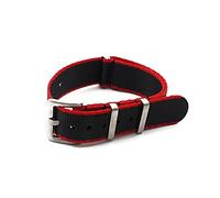 MFUPR Sports Watch Strap Nylon Nato Watch Strap 20mm 22mm Watch Replacement Belt Watch Wristband Watch Accessories(Black Red Edge)