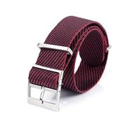 MFUPR Sports Watch Strap Nylon Nato Watch Strap 20mm 22mm Watch Replacement Wristband for Men's Watch Accessories(Red,20mm)