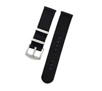 MFUPR Sports Watch Strap Nylon Watch Band Canvas Men Sport Replacement Watch Band 20mm 22mm Universal Watch Strap(A1.Black,22mm)