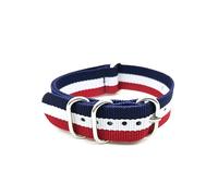 MFUPR Sports Watch Strap Nylon Watch Strap 18mm 20mm 22mm 24mm Sports Water-proof Watch Strap 5 Rings Buckle Watch Band(Colorful 1,20mm)