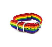 MFUPR Sports Watch Strap Nylon Watch Strap 18mm 20mm 22mm 24mm Sports Water-proof Watch Strap 5 Rings Buckle Watch Band(Colorful 2,20mm)