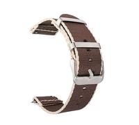 MFUPR Sports Watch Strap Nylon Watch Strap Rainbow Canvas Watch Band Watch Replacement Wristband 20mm 22mm Watch Accessories(Coffee Khaki,20mm)
