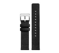 MFUPR Sports Watch Strap Quick Release Canvas Watch Straps Nylon Watch Band 18mm 20mm 22mm for Watch Aaccessories(Black 1,18mm)