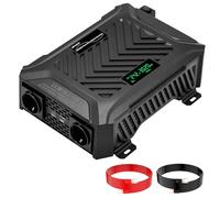 MFUZOP Inversor 24V 220V/230V Onda Pura 3000W/6000W, Transformador 24v a 220v Camion con Pantalla LCD, 2 Tomas AC, 1 USB-A y 1 USB-C, para Autocaravana, Camión